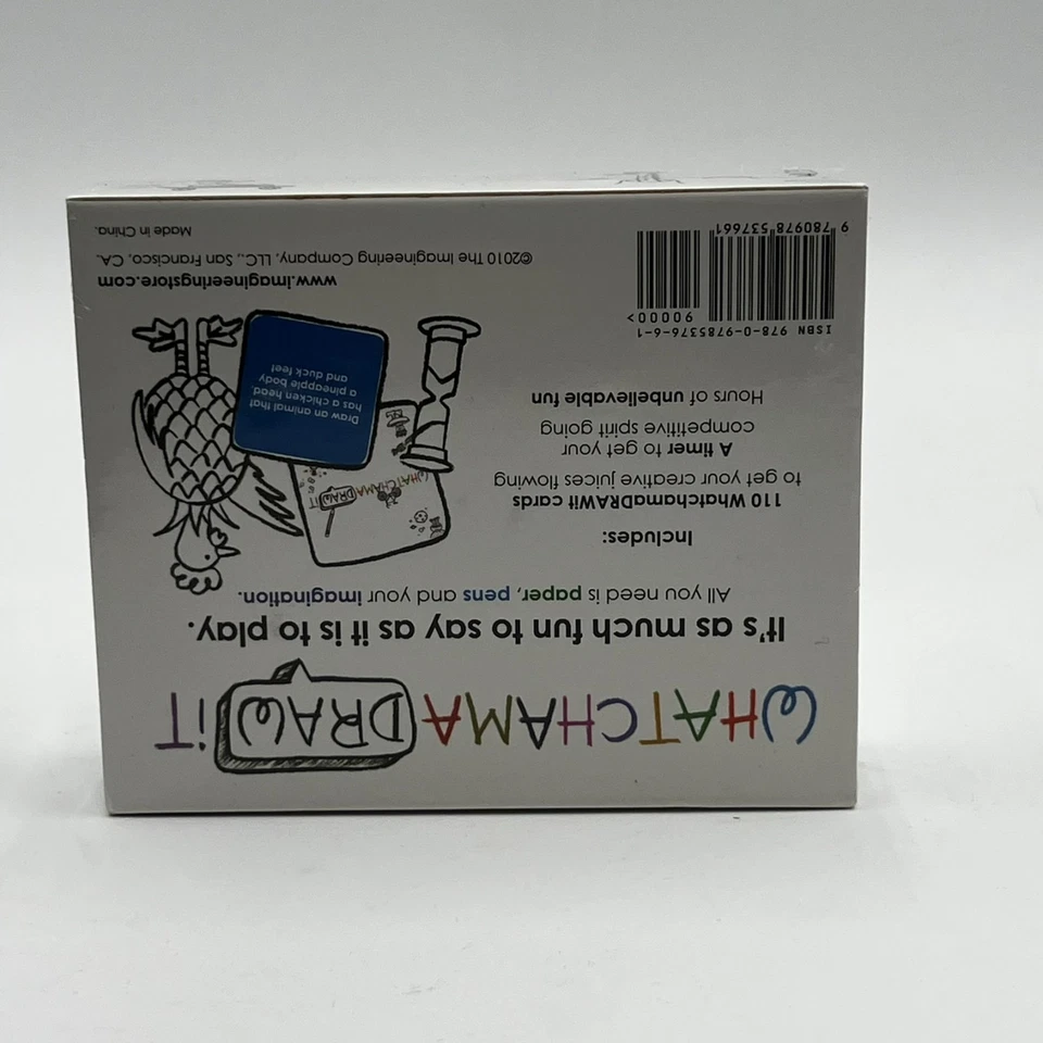 WhatchamaDRAWit Game, Fast Action, Fun-filled Drawing Game 2010 NEW SEALED - Image 2 of 4