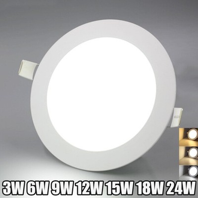 LED Panel Einbaustrahler Einbauleuchte Scheinwerfer Flach  Einbau Spotlight 230V