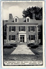 1957 Philadelphia Pennsylvania PA Postcard Presbyterian Home Widows Single Women