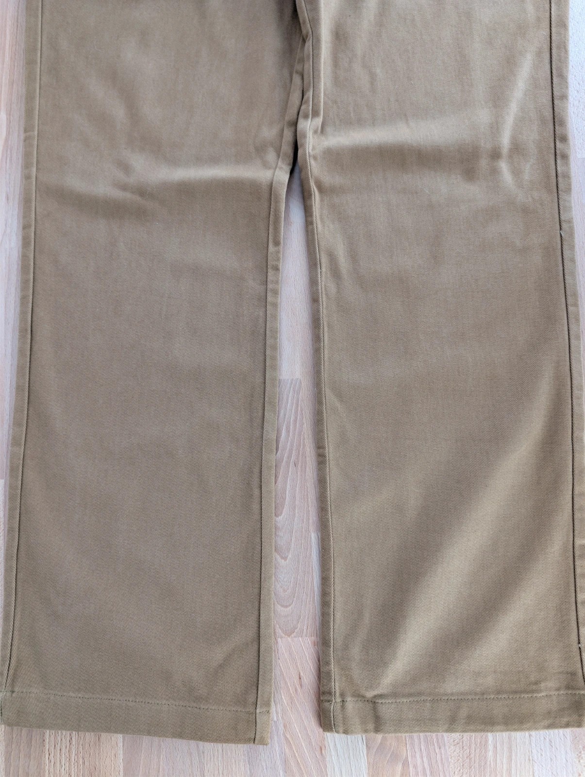 Men's Dockers D1 Chino NWOT beige cotton twill wide leg. 40W 30L. DN4004 image 4