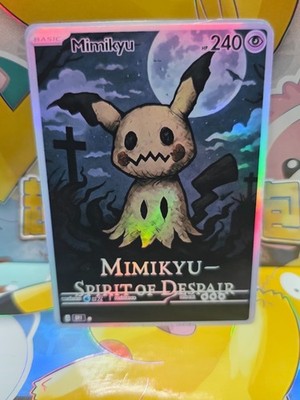 HandMade Per Order PokeTeamLegends Pokemon Card Holo PTL1016 Mimikyu