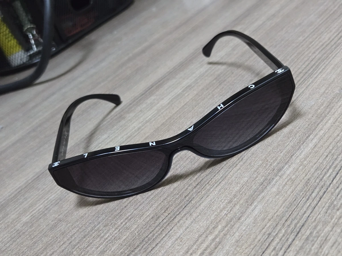 CHANEL Flower Black Sunglasses for Women for sale | eBay