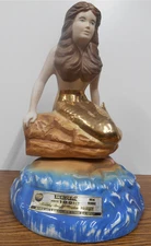 JIM BEAM Brunette Mermaid 14tth Convention Decanter 1984 Hollywood Florida