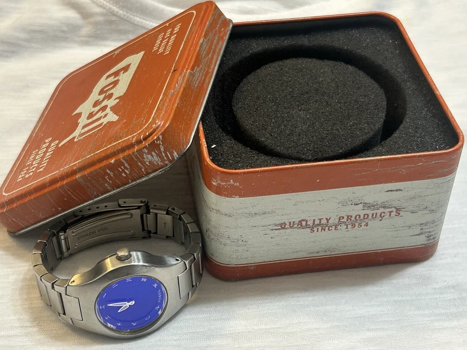 Reloj Fossil Big Tic Jr-7977 Vintage Analógico-Digital Años 90 Foto 2 de 4