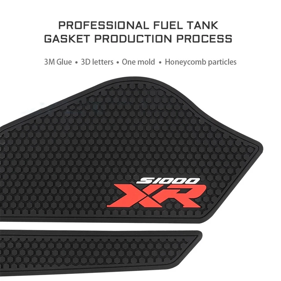 New Motorcycle Non-slip Side Fuel Tank Pads Stickers For BMW S1000XR 2020 2021 - Image 4 of 4