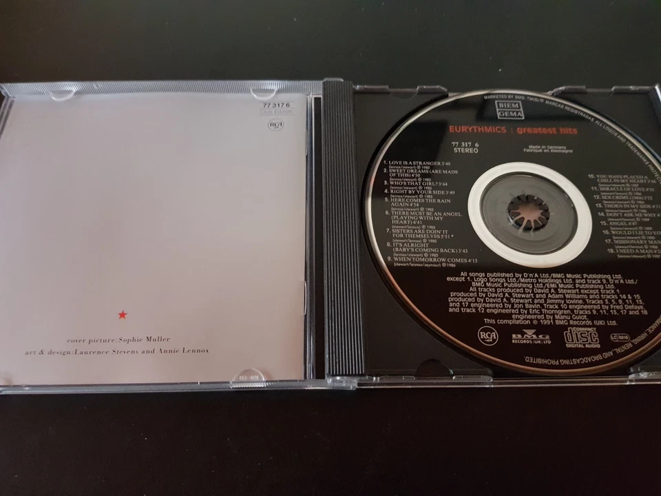Eurythmics – Greatest Hits (CD,NM,Club Edition) - Bild 3 von 3