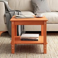 Couchtisch Wachsbraun 50 X 50 X 45 Cm Massivholz Kiefer Couchtisch Moderner Couc