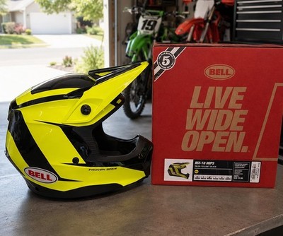 Bell MX 10 MIPS Cycling Helmet Medium TALON YLW/BLCK