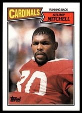 Stump Mitchell 1987 Topps #330 Phoenix Cardinals 32730 Football Card
