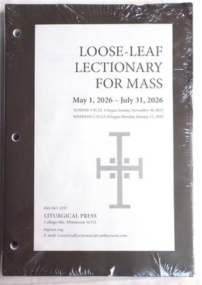 Loose-Leaf Lectionary For Mass May 1, 2026 - July 31, 2026