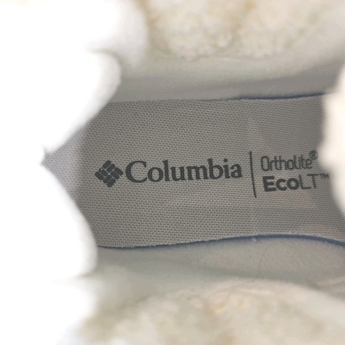 Columbia Landroamer Cozy Insulated Hiking Boots White Leather - Women's Size 8.5 - Picture 15 of 15