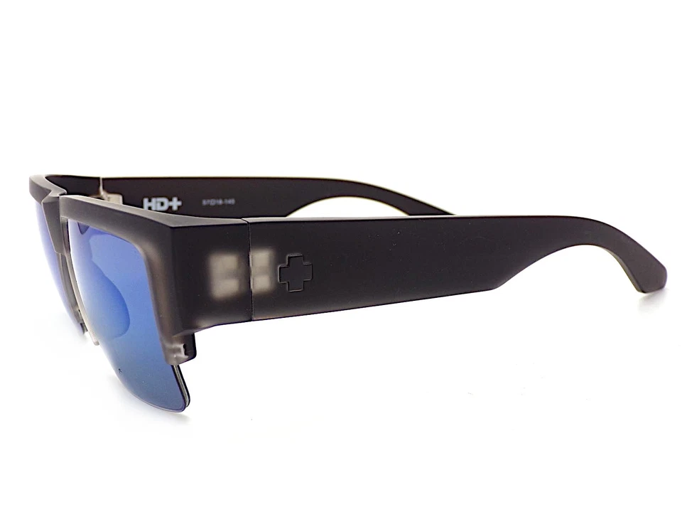 Gafas De Sol Spy Cyrus 50/50 Negro Mate Hielo Con Lentes Espejo Azul Spectra - Imagen 2 de 4