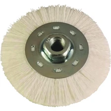 Dico Nyalox 4-1/2 In. No Grit White Angle Grinder Wheel Brush 7200087 Dico