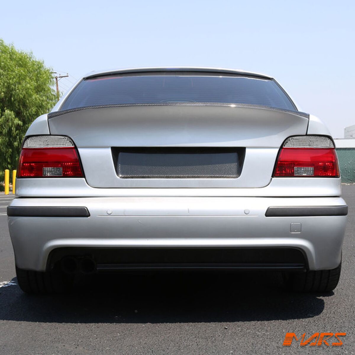 Clear Red 3D LED Stripe Bar Tail Lights for BMW 5-Series E39