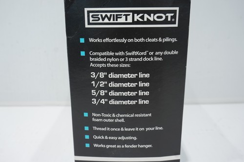 2 - SwiftKnot REPLACEMENT CLEAT HITCH / TEMPORARY & TRANSIENT DOCKING SIZE : L - Picture 6 of 7