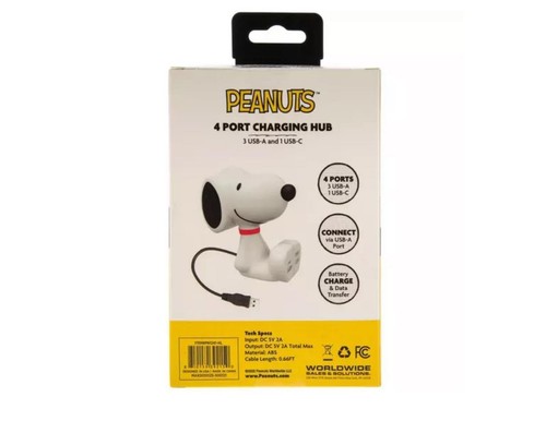 Snoopy - Peanuts - 4 Four Port Charger (Brand New) - Picture 2 of 2