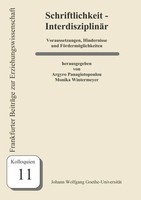 Schriftlichkeit - InterdisziplinäR Argyro Panagiotopoulou (U. A.) Taschenbuch