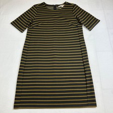 Loft Ann Taylor' Women Dress Striped Shift Cotton Size M/Medium, Made In Vietnam
