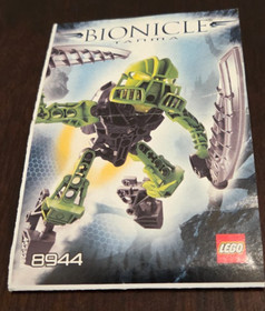 LEGO Bionicle Phantoka LEWA (set 8686) & TANMA (set 8944) 100% Compete w/Booklet