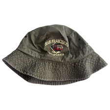 Mens Gray Bucket Hat San Francisco California...