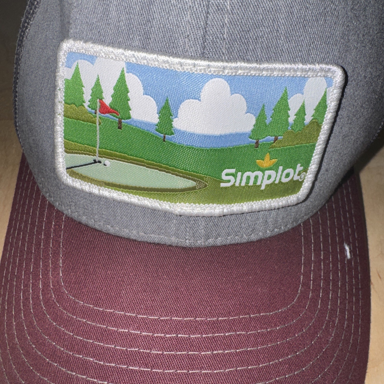 Simplot Golf Theme Baseball Cap Hat - image 2