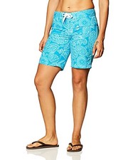 KANU SURF WOMEN'S MARINA UPF 50 ACTIVE SWIM BOARD SHORT SIZE 8 LANAI BLUE