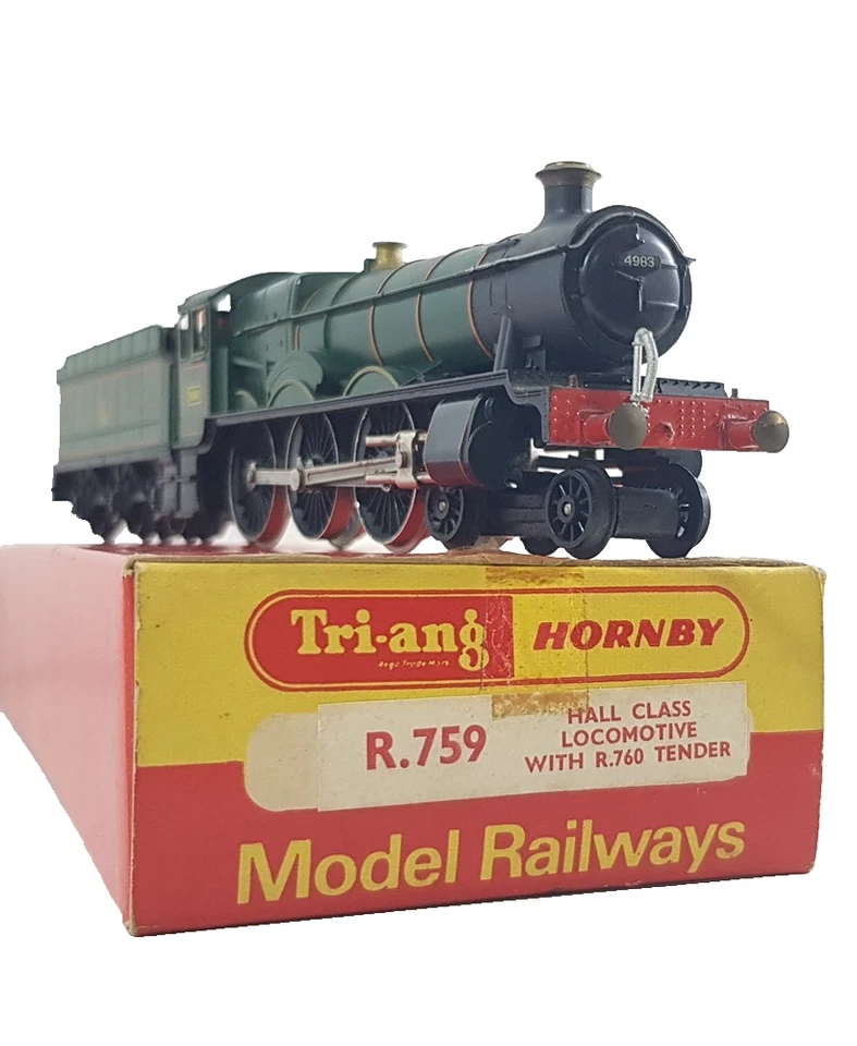 TRIANG HORNBY R759, OO, BR 4-6-0 HALL CLASS LOCO, EX BOX, NON RUNNER, FOR REPAIR - Image 4 of 4