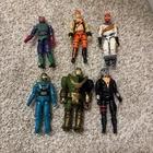 GI Joe Vintage Action Figures with Weapons and Random Parts