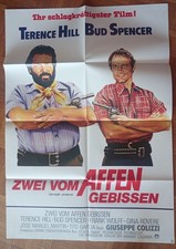 Filmplakat ZWEI VOM AFFEN GEBISSEN A1 Kinoposter Bud Spencer Terence Hill