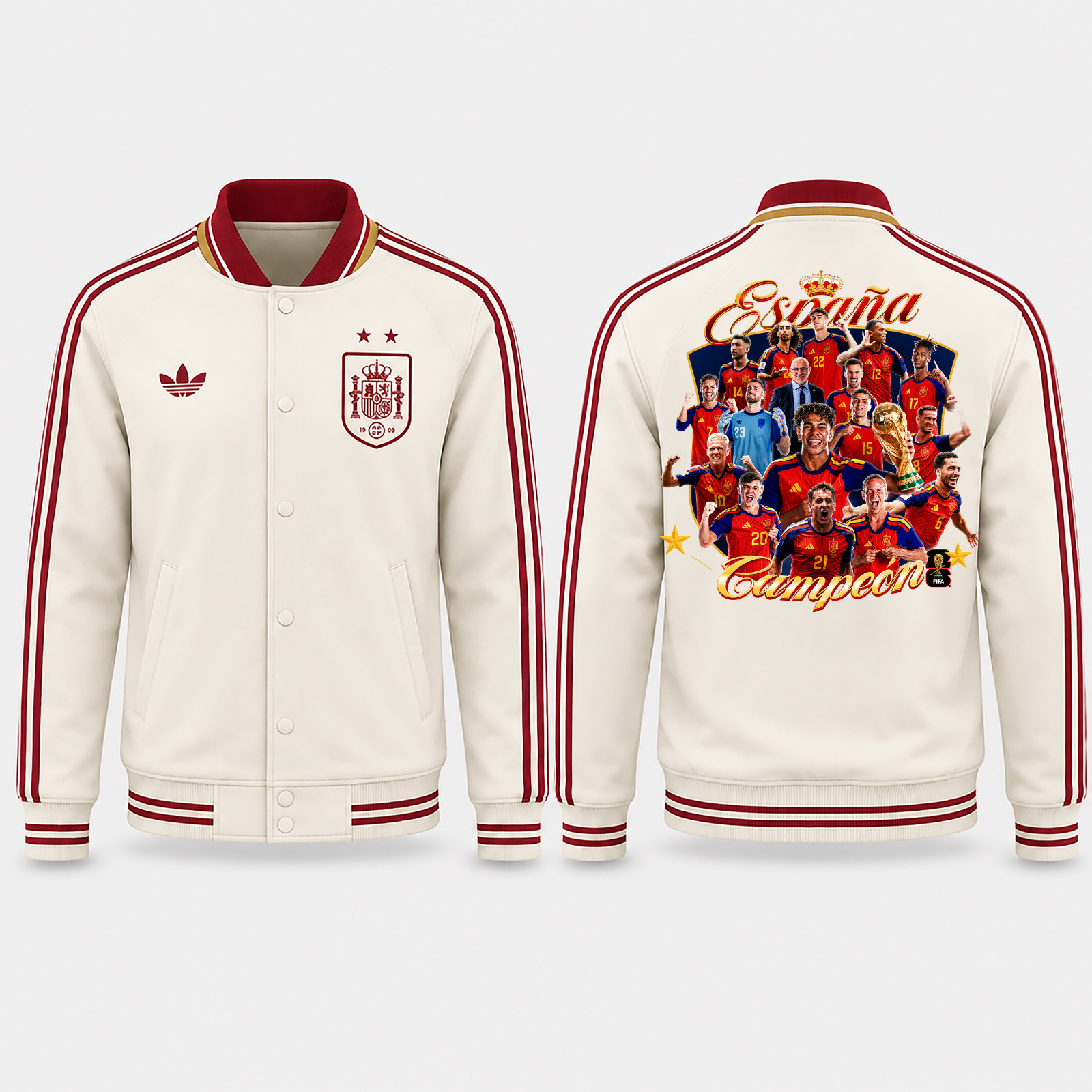 Hot!!!! Limited World Cup 2026 Champions Spain Baseball Jacket - ALL PRINT