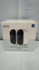 Arlo Essential Outdoor Camera 2-Pack 2K 2nd Gen Battery Color Night Vision- c4 