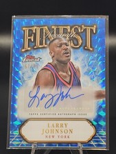 24-25 Topps Finest Autographs Larry Johnson Knicks Auto #FA-LJ /99 Basketball