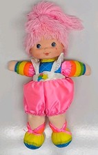 1983 Hallmark Rainbow Brite Bright Baby Brite Pink Yarn Hair 15" Plush Doll