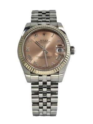 Rolex Datejust 178274 - schönes pinkes Sunburst-Zifferblatt mit Service-Box!