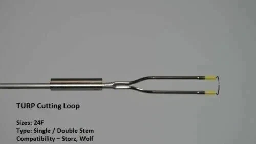 Electrodo de corte monopolar de un solo vástago de bucle resectoscopio 24 fr (2,9 mm) 5 piezas Foto 4 de 4