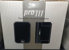 JBL Pro III Titanium Speakers Pair Open Box Unused Vintage Personal Monitors USA