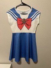 Sailor Moon Halloween Costume Cosplay Dress for Girls Size L