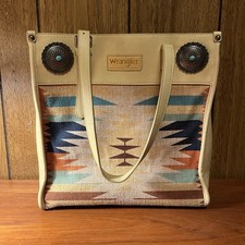 Wrangler Southwestern Purse Handbag Tote Zip Aztec Pattern Western Cowgirl Boho