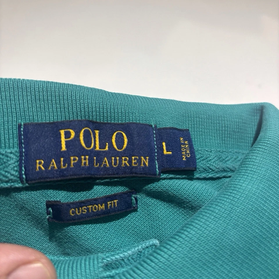 Lote de 2 Polo Ralph Lauren L Big Pony #3 Manga Corta Polo Ajuste Personalizado Foto 3 de 4