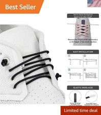 2Pairs Elastic Shoelaces for on Cloud 5  6 Sneakers, 1/10" 2.5Mm Stretch roun