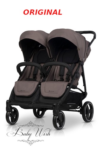 Cochecito de cochecito doble EASYGO DOMINO para dos niños + cuna de transporte - Imagen 38 de 48
