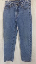 Vintage Jordache Denim Jeans, 5/6 Western Rock Medium Wash Biker Y2K S11