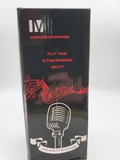 USB Microphone Old Time Radio Look With The Original Box Core USB Computer...