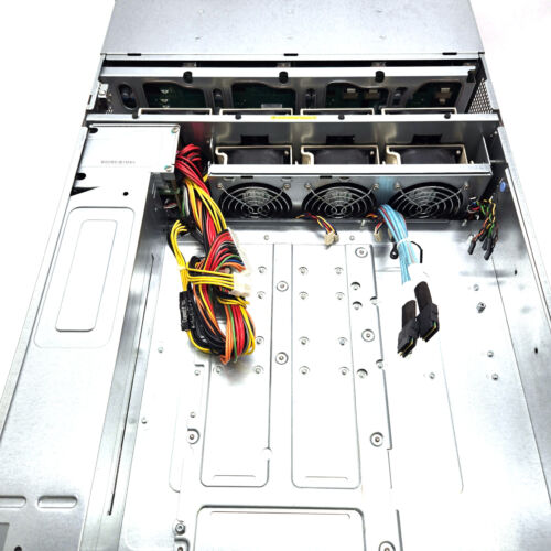 Supermicro CSE-847 4U 36-Bay Chassis SAS2 Backplanes 2x 1400W PSU w/ Trays - Picture 3 of 6