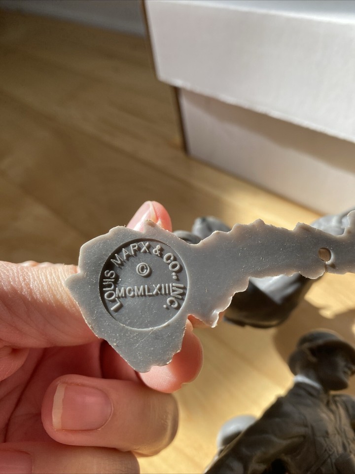 Louis Marx & Co WWII German Soldiers Gray 1960's Lot Of 5 eBay