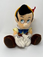 Vintage Disneyland Walt Disney World Pinocchio Plush Doll Stuffed Animal 11"