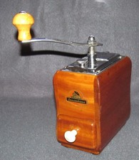 Zassenhaus Mokka Mühle Teakholz funktionsfähig einstellbar Luxusausführung