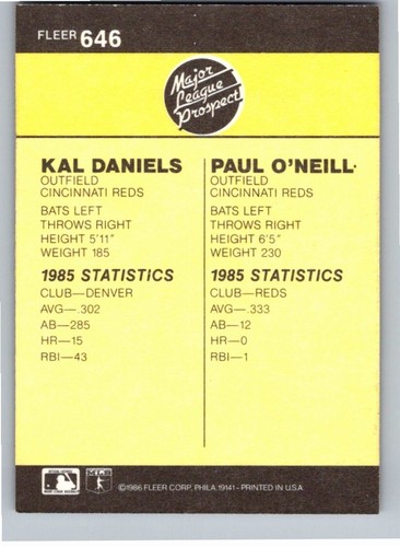 1986 Fleer Baseball Complete Your Set You Pick Choose #496 - 660 - Picture 281 of 295