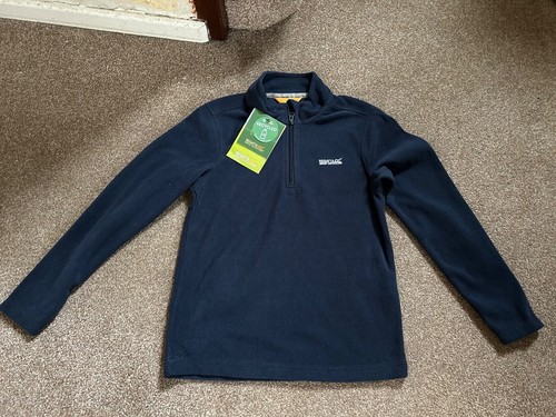 Boys navy Regatta zip up fleece age 11-12yrs