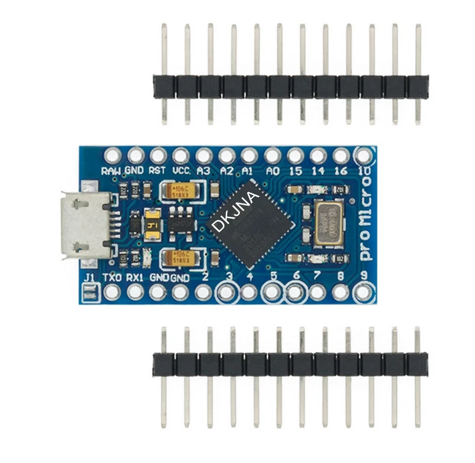 Pro Micro ATmega32U4 5V 16 MHz Microcontroller Board  Arduino Compatible - Image 2 of 4